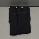 Womens Cotton High Leg Brief Underwear, Breathable (4X, Black)