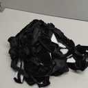 6 Pcs Christmas Velvet Cabinet Door Bows and Ribbons Large Christmas Door Cabinet Bows for Gifts Xmas Cabinets Furniture Kitchen Party Decorations(Black)