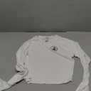 Women's Standard Let It Be Long Sleeve Crop Top Rashguard with UPF 50+, Size: Small