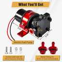 CarBole 110 GPH Electric Performance Fuel Pump DC 12V with Mounting Bracket