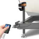 SEALIGHT 7500LB Electric Trailer Jack with Remote Control,Range up to 30 Meters, Electric Tongue Jack, 9.84"-33.85" Lift, Power Tongue Jack for A-Frame, Utility and RV Trailer,12V DC and LED Light