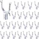 PATIKIL 24 Pack Metal Tree Branch Support Kit - Propping Up Fruit Tree & Vineyard Garden Orchard, Silver