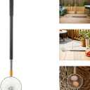 Peanut Picker Chicken Egg Grabber Nut Gatherer Stainless Steel Foldable Pole Separator Potato Picking Tool for Elderly Farmer Poultry Nest Coop