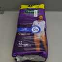 Depend Night Defense Adult Diapers, Incontinence Underwear for Men, Disposable, Overnight, Large, Grey, 22 Count
