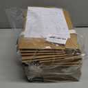 Wowxyz Kraft Brown 7x5x2 inch Shipping Boxes Bulk 25 Pack Brown, Tab Lock Tuck Top Mailer Boxes for Packaging Small Business, Small Cardboard Gift Boxes for Wrapping Mailing Present