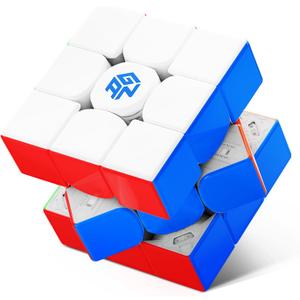 GAN 14 Maglev Pro Magnetic Speed Cube, Pro Level Anti-POP, Upgrade Center Stable Locking, 3x3 Stickerless 56mm Magnets Magic Cube Puzzle Toys for Kids Adults, UV Coated
