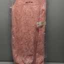 Anne Klein Womens Sleeveless Shift with Ruffle Collar (12, Baby Pink/Mocha)