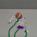 Interactive Cat Toys for Indoor Cats,The 3rd Generation Agile Moving Cat Ball with Elastic Mesh Tail,Automatic Kitten Toys for Bored Indoor Adult Cats,Motion Activated (Green)