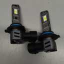 FRANXI 9005/HB3 Bulbs Fog Lights, 60W 16000LM Super Bright 6000K Cool White, 1:1 Design with Cooling Fan, Plug and Play, Pack of 2