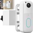 Anti-Theft Blink Doorbell Mount 2nd Gen, Adjustable (45 to 135 Degrees) Door Bell Mount for All-New Blink Video Doorbell, No-Drilling Camera Mount Bracket for Apartment, Rental, Office, White