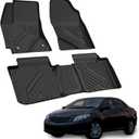 LASFIT Floor Mats for Toyota Corolla Sedan 2014-2019, All Weather TPE Custom Fit Car Liners for Toyota Corolla Accessories 1st & 2nd Row Car mats, Easy to Clean, Black