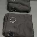 NICETOWN Gray Blackout Curtains for Bedroom 84 inches Long - Thermal Drapes Grommet Room Darkening Light Blocking Curtains Window Treatments for Living Room (2 Panels, W52 x L84, Grey)