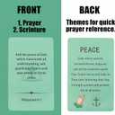 2 x Lapsia 55 Prayer Cards Christian Encouraging Bible Gifts for Women, Men & Kids Hope, Strength, Faith Thoughtful Gift for Fathers Day, Mothers Day, Birthday, Christmas