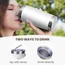 MEWAY 20oz Tumbler 12 Pack Double Wall Vacuum Insulated Travel Mug Bulk, Stainless Steel Tumblers with Lid and Straw, Durable Powder Coated Coffee Cups for Cold & Hot Drinks (White, 12)
