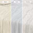 Leetaltree 2 Pack Ivory Cheesecloth Table Runner, 35x120 Inch Boho Rustic Cheese Cloth Table Runner, Decorative Table Runners for Bridal Baby Shower Decorations or Wedding Table Decorations