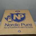 Nordic Pure 16x20x4 (15_1/2 x 19_1/2 x 3_5/8) Pleated MERV 12 Air Filters 2 Pack