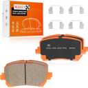 D923 Front Brake Pads – Automotive Replacement Brake Pads Compatible with Toyota Corolla 2003-2008, For Toyota Matrix 2003-2008, Fits for Pontiac Vibe 2003-2008, 4PCS