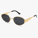 livho 2025 Trendy Oval Sunglasses - Stylish Polarized Shades for Everyday - Retro Metal Frames