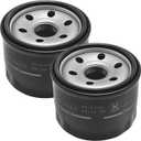 2Pcs 16510-87J00 Oil Filter, Replacement for Su-zuki DF25 DF30 DF40 DF50 DF60 DF70, Replaces 16510-87J01 16510-87J02