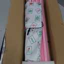 Mahjong Racks with Pushers, Pink Wooden American Mahjong Tile Pushers and Racks Set of 4, Mahjong Accessories (19.68 Inches), 19.68" L x 2.55" W x 1.06" H