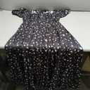 Plus Size Summer Dress 2025 - Milkmaid Sundress Boho Floral Casual Beach Wedding Midi Dresses, (Large Size, Floral Black)