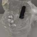 WUWEOT 12 Pack Plastic Wine Bottles, 750ml Clear Empty Bordeaux-Style Liquor Bottles with Screw Lid and Shrink Capsules Caps