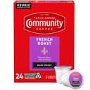 Community Coffee French Roast 24 Count Coffee Pods, Extra Dark Roast, Compatible with Keurig 2.0 K-cup Brewers, 24 Count (Pack of 1)