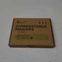 Eco Mailers by Ellspo Eco | 10x13 inch Certified Compostable Poly Shipping Bags, Pack of 50, Modern Matte Black Color, Sustainable Packaging Supplies