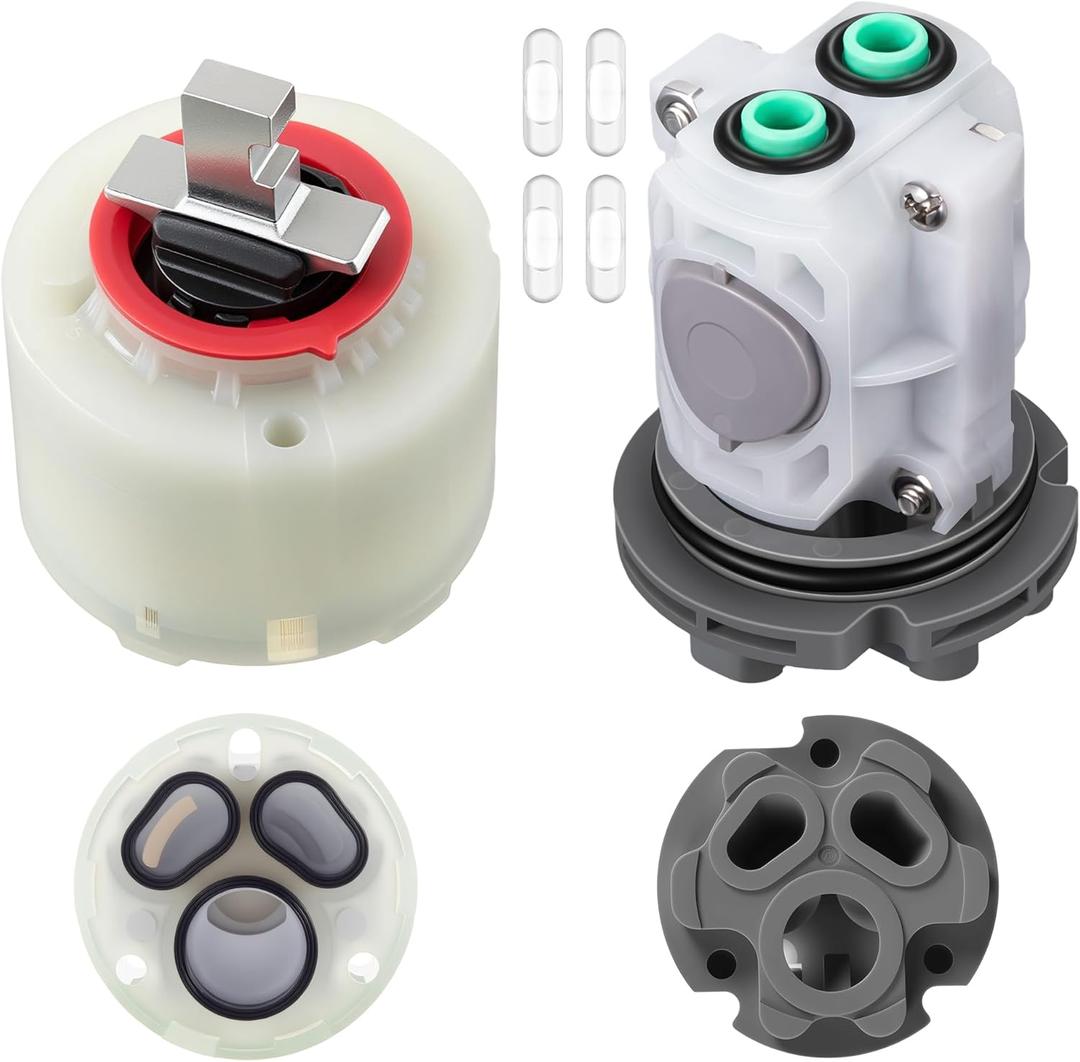 Dreyoo 2 Pack Pressure Balancing Unit Compatible with American Standard M952100-0070a and Pressure Balance Cartridge, Cartridge Replacement Kit for Bath Tub and Shower (Compatible with 023529-0070a)