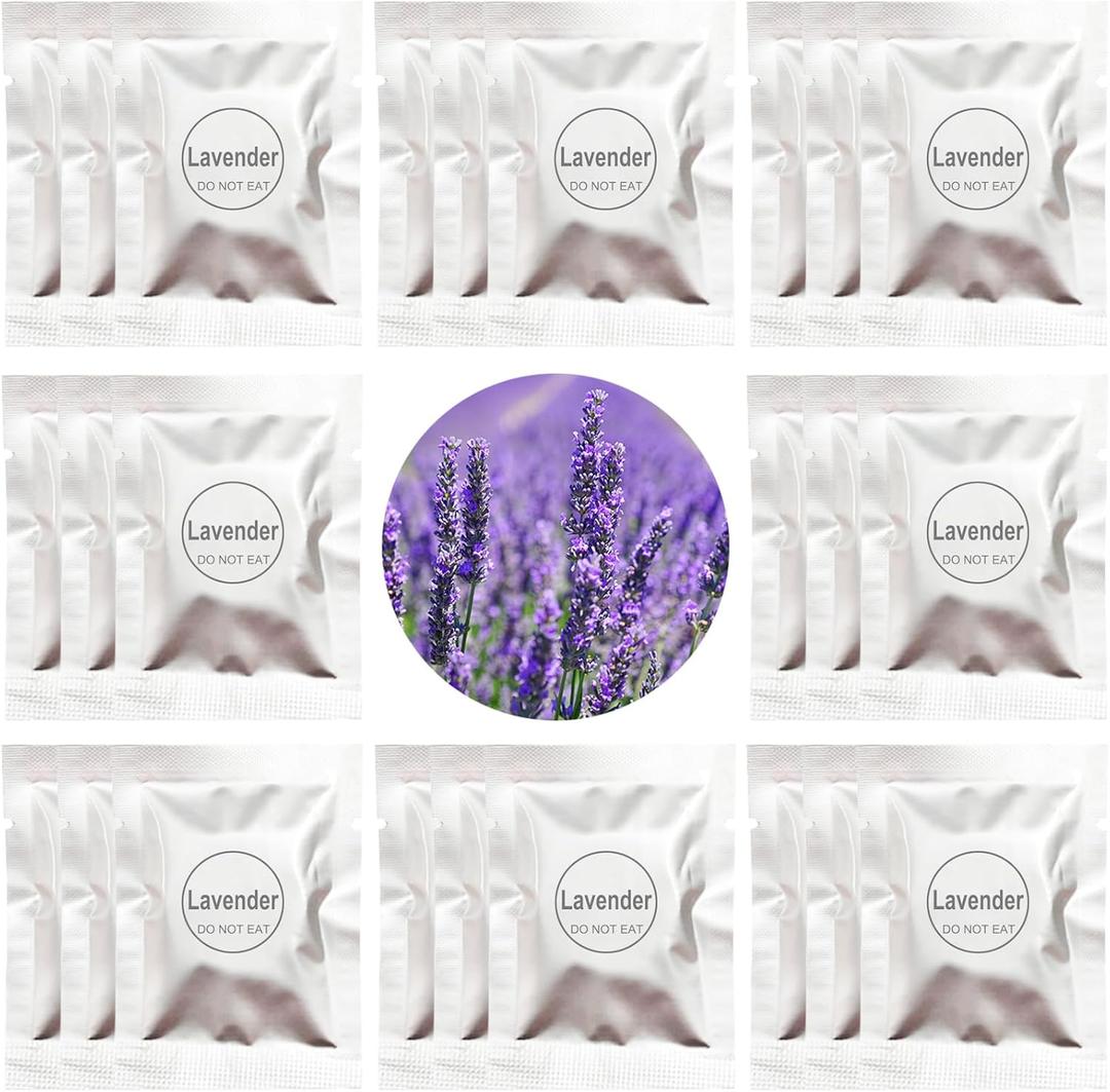 24 Pack Lavender Car Air Freshener Refills, Car Air Vent Clip Freshener Replacement Pads, Solid Fragrance Scent Refill Tablets