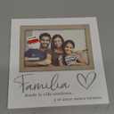 Malden International Designs 4x6 Familia Family Spanish Expressions Rustic Whitewash Picture Frame