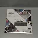 Livelynine Peel and Stick Floor Tile. Black.24"×24" 4 Pack