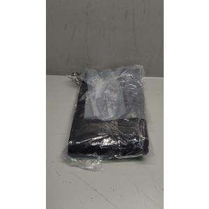 MABOZOO Indestructible Dog Bed, Chew Proof Crate Pad for Aggressive Chewers, Machine Washable Quilted Mat, Durable for Small and Medium Dogs, Black Kennel Pad (18x29 in)