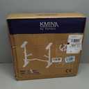 KMINA Toilet Safety Rails for Seniors, Heavy Duty Frame with Handles, Adjustable Height and Width, Handicap Grab Bars
