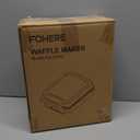 KRUPS 4-Slice Belgian Waffle Maker: Stainless Steel, 5 Browning Levels, Audible Ready Beep, Removable Plates, 1200W, Silver/Black, Large Waffle Maker Family Size, Great for Family Breakfasts