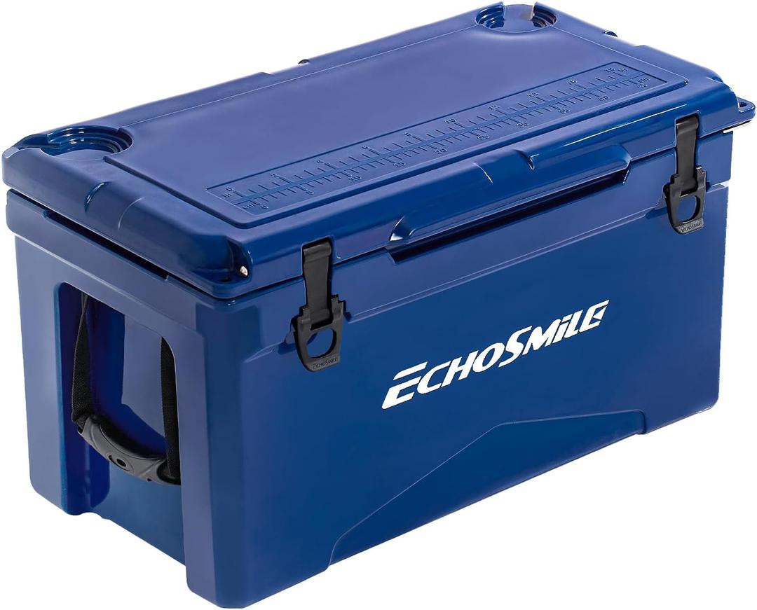 EchoSmile Rotomolded Cooler, Built to Stand up to The Rigors of The Journey, 30 QT (Dark Blue)