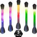 National Geographic Air Rocket Toy Refill - 5 LED Light-Up Air Rockets, Compatible with All Jump & Launch Air Powered Rocket Launchers
