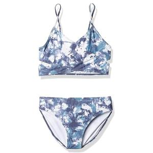 Kanu Surf Girls' Coral Reef Beach Sport Wrap Around Bikini 2-Piece Size 14