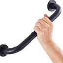Brass Shower Grab Bar, Oil Rubbed Bronze Support Bar Bathroom Hand Rail for Handicap Elderly Injury Senior Assist Bar Wall Concealed Mount Handle Safety Home Care