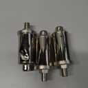 Midline Valve 6J363-5 Steam Radiator Air Vent; Heat Regulator Valve; Straight Mount; 1/4 in. MIP; Chrome Plated Steel (3 Pack)