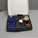 Classic Series Vacuum Bags for Travel Luggage with Wireless Pump, Compression Bags for Carry On Suitcases and Backpack, Vacuum Seal Packing cube for Cloth Packing (2PC + PUMP Gray & Blue)