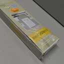 Cordless Light Filtering Mini Blind, 25 x 64 in, Pearl White