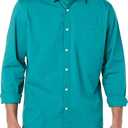 Amazon Essentials Men's Long-Sleeve Regular-fit Stretch Poplin Shirt (XS)