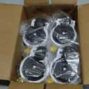 HOLKIE Leveling Casters with Ratchet Handle Design - Total Capacity 2200 lbs - Heavy Duty Industrial Casters Set of 4 with Adjustable Leveling Pads (TD60)