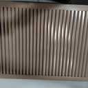 18"x24" Gable Vent for House and Shed Premium Aluminum Louvered Attic Vent with Screen Large Exterior Wall Vent with 16"x22" Opening Brown