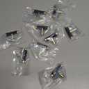 Ntresbonne 10 Pack 2 Inch Barrel Cupboard Aluminum Handles Drawer Cabinet Handles T Knob (Gold and Black)