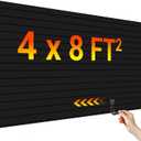 Ezlaino Slat Wall Paneling, 4ft x 8ft PVC Slatwall Garage Wall Organizer