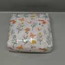 Viviland Mushroom Full Sheet Set - 4 Piece Vintage Butterfly Flower Patterned Bed Sheets - Soft, Breathable Microfiber Floral Sheets with Deep Pocket, Non-Slip Fitted Sheets & Pillowcases