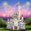 3100PCS Dream Castle Micro mini Blocks Building Blocks(Not Compatible with Lego),A Ideals Dream DSN Palace Achitecture with Sakura Serie Model Building Blocks Set, Unique Present Toys for 14+