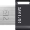 Samsung FIT Plus USB 3.2 Flash Drive, 512GB USB Standard Type-A, Speeds Up to 400MB/s / 110MB/s, Portable Storage Memory Stick, Durable Thumb Drive Backward Compatible with USB 2.0, MUF-512AB/AM